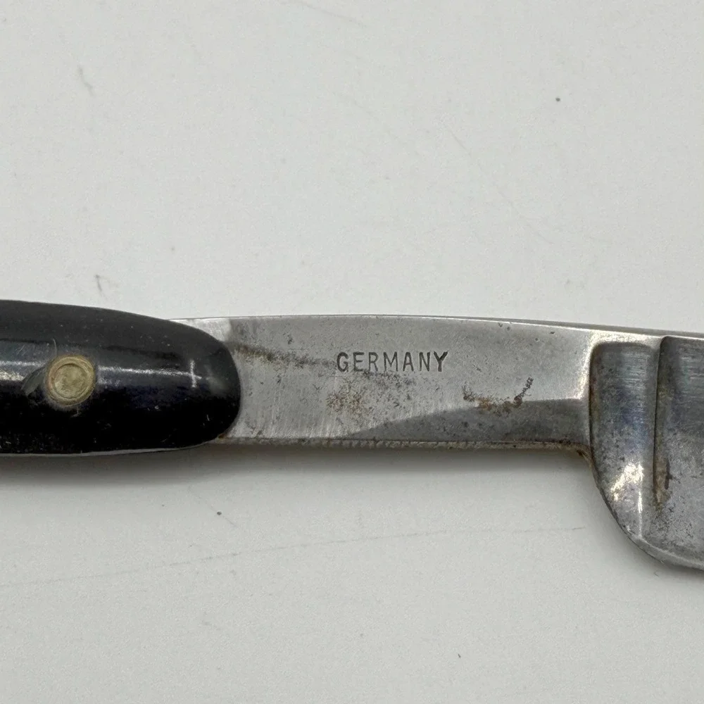Vintage H. Boker & Co Unrivaled Straight Razor Germany with Original Case